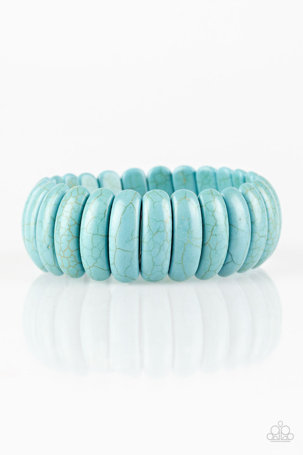 Peacefully Primal - Blue Bracelet