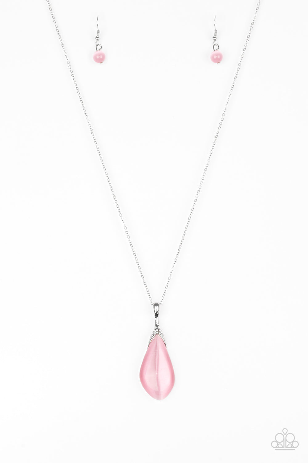 Friends In GLOW Places - Pink Necklace