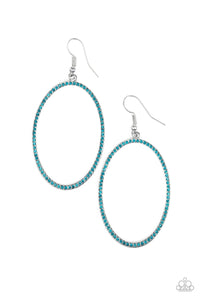 Dazzle On Demand - Blue Earrings