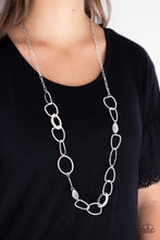 Load image into Gallery viewer, Metro Nouveau - Silver Necklace
