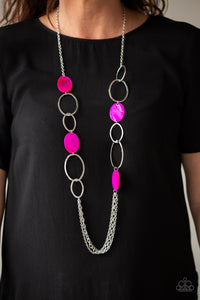 Kaleidoscope Coasts - Pink Necklace