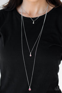 Crystal Chic - Pink Necklace