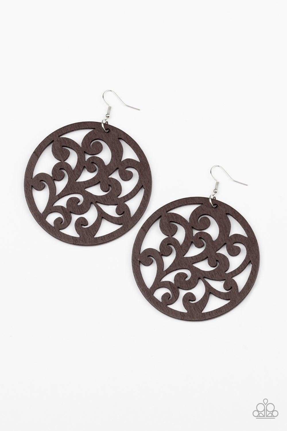 Fresh Off The Vine - Brown Earrings